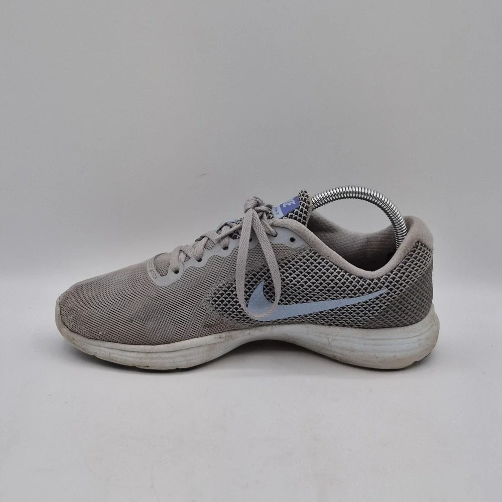 Nike Revolution 3 Shoes Womens Size 8.5 Gray Mesh Running Sneakers 819303-014